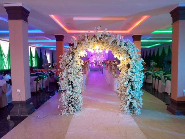 Family Event Center interior - Benin City wedding hall